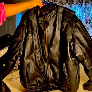 Biker Leather Jacket (Like New)
